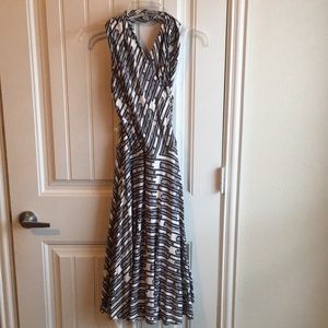 Vena Cava Print Halter Dress Size Small